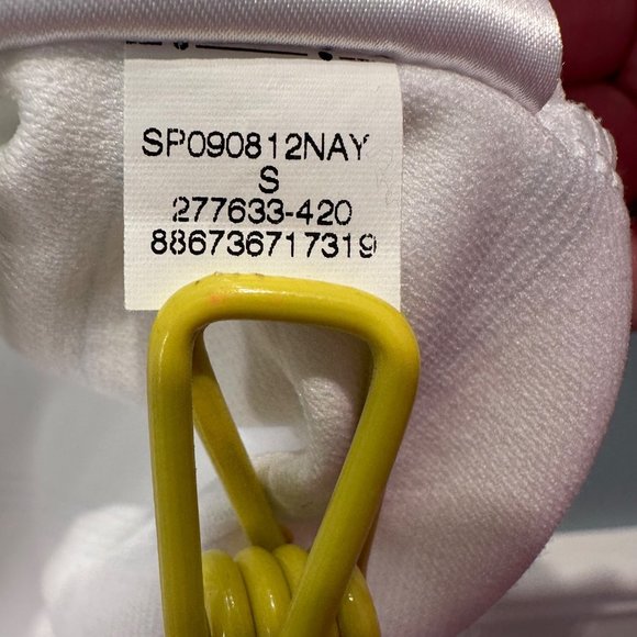 Nike Golf Size Small 4 6 Fit Dry Dri sleeveless Polo Tank Tennis White Blue - Picture 9 of 16